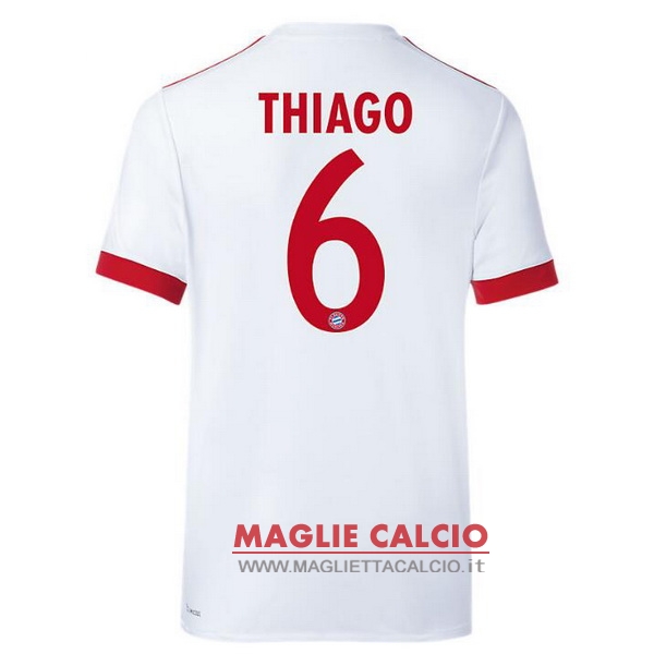 nuova maglietta bayern munich 2017-2018 thiago 6 terza